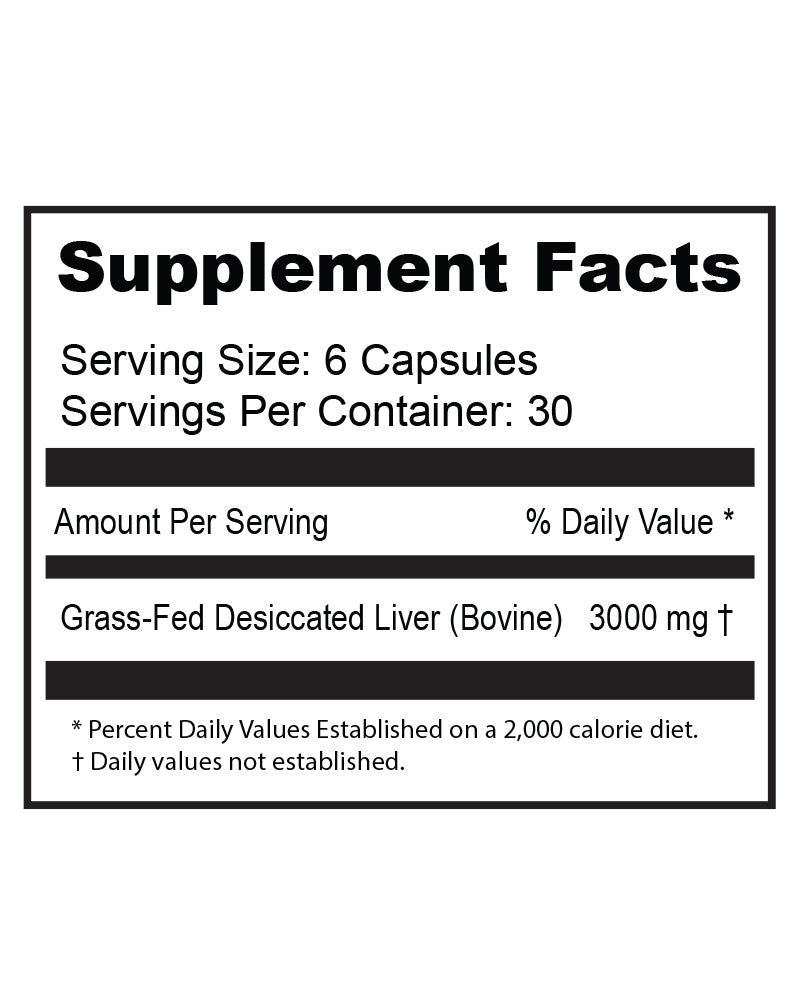 Grass-Fed Beef Liver Capsules Vitamins & Supplements | NSP Nutrition