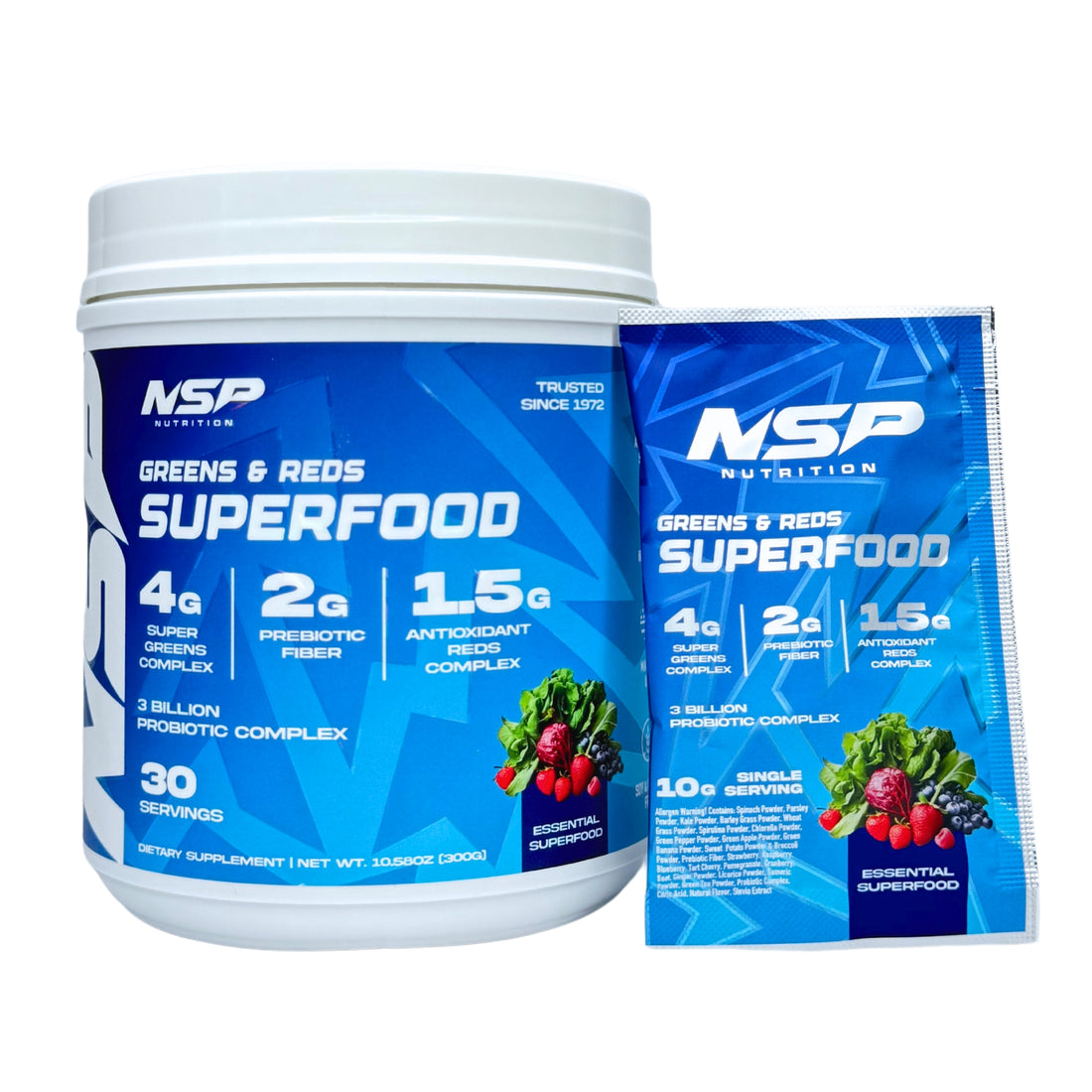 Trial Size Greens & Reds Superfoods Powder