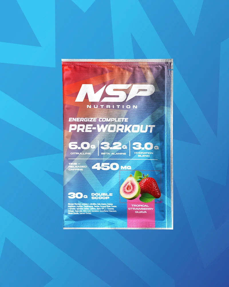 Trial Size - Energize Pre Workout Strawberry Guava