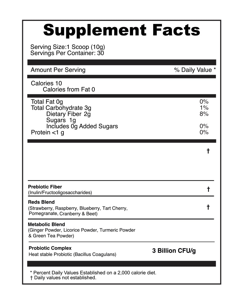 Trial Size Greens & Reds Superfoods Powder