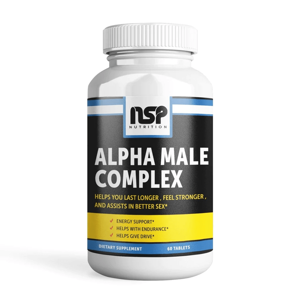 Alpha Male Complex - Last Longer. Feel Stronger. Increase Stamina Supplement | NSP Nutrition