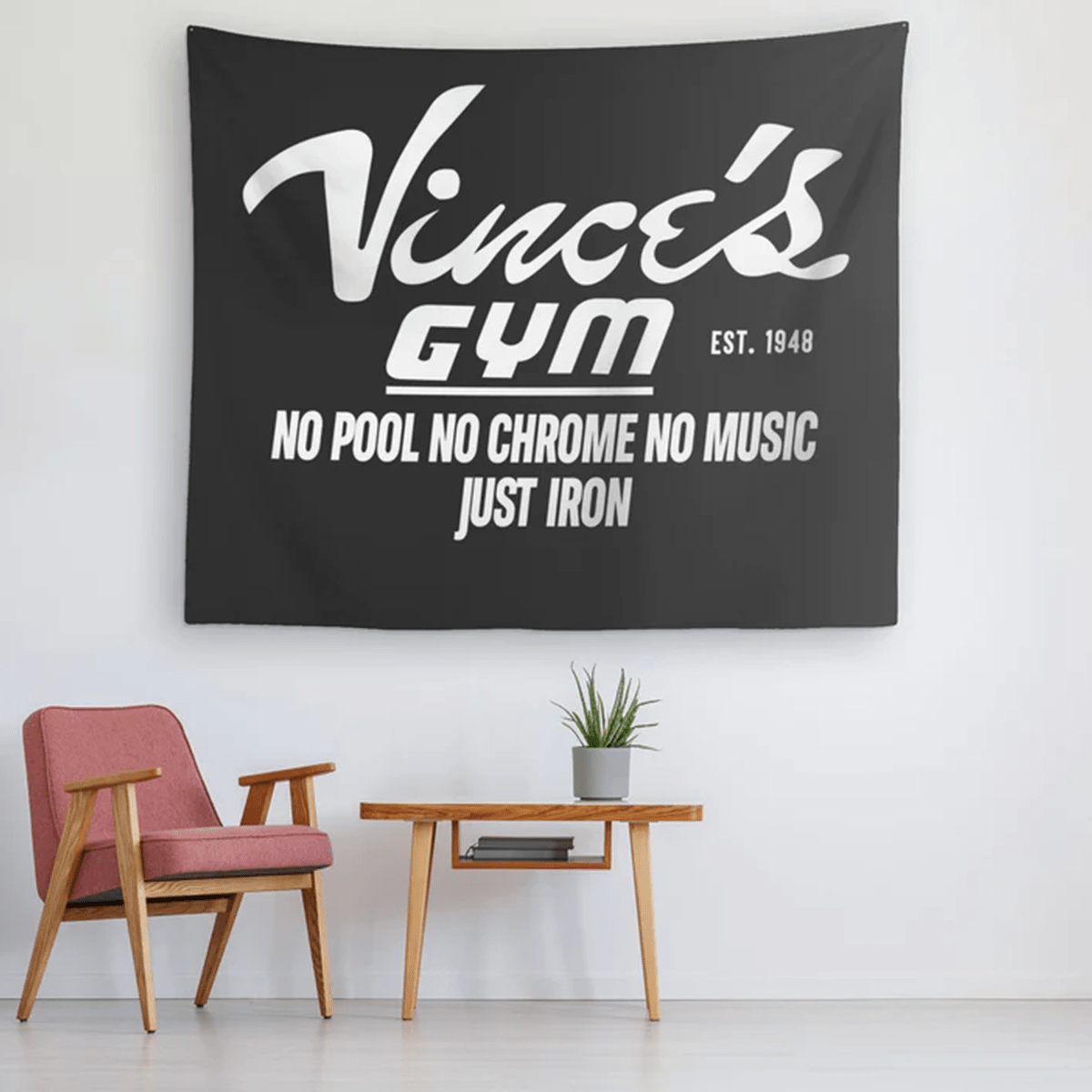 Vince's Gym Tapestry Tapestries | NSP Nutrition